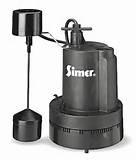 Pictures of Simer Sewage Pump Model 2961